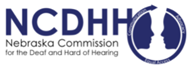 Nebraska Commission for the Deaf and Hearing Impaired logo