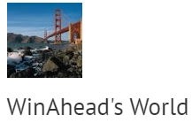 Win Ahead's World logo